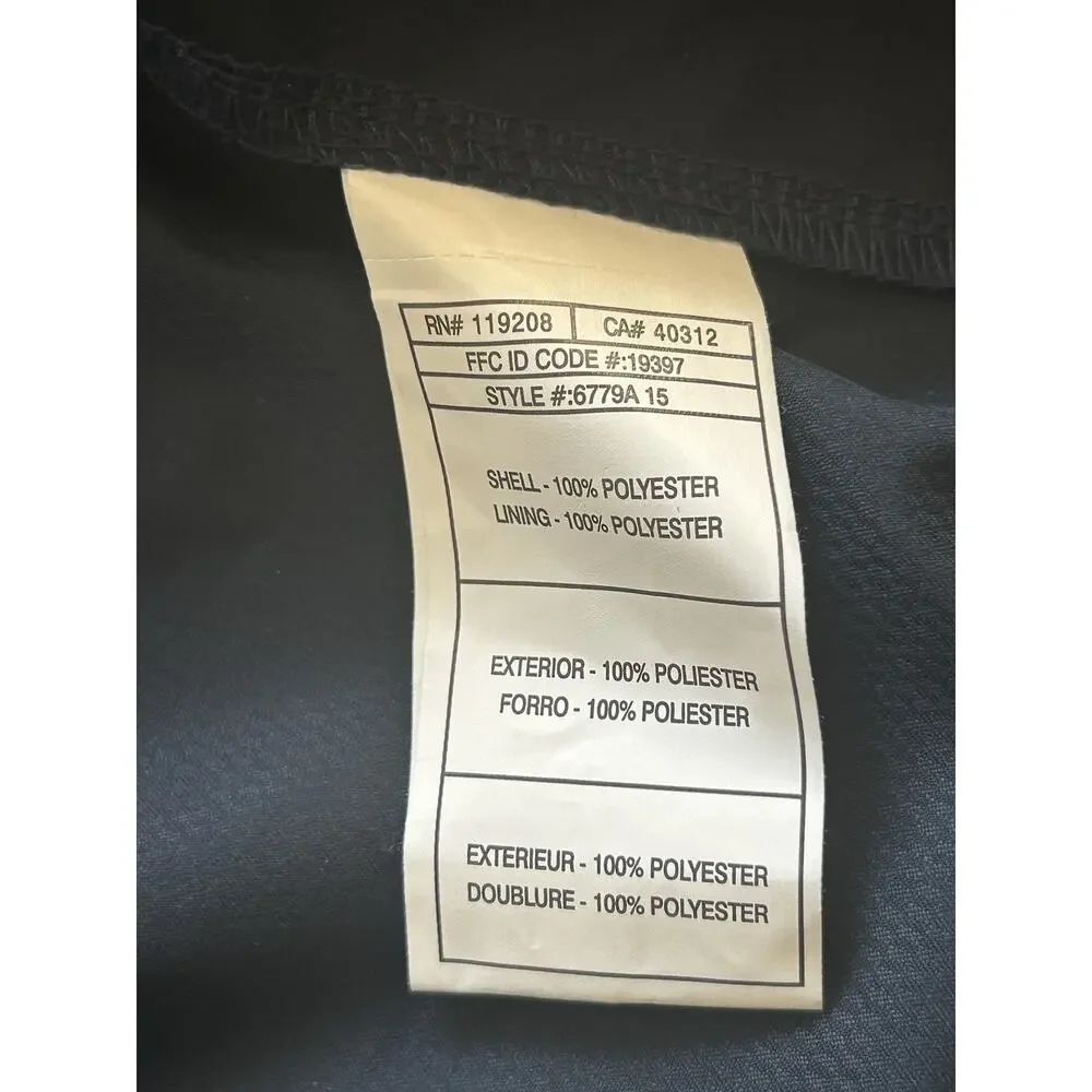 Adidas Michigan Wolverines Windbreaker Jacket Men Size Lg Full Zip Blue/Yellow